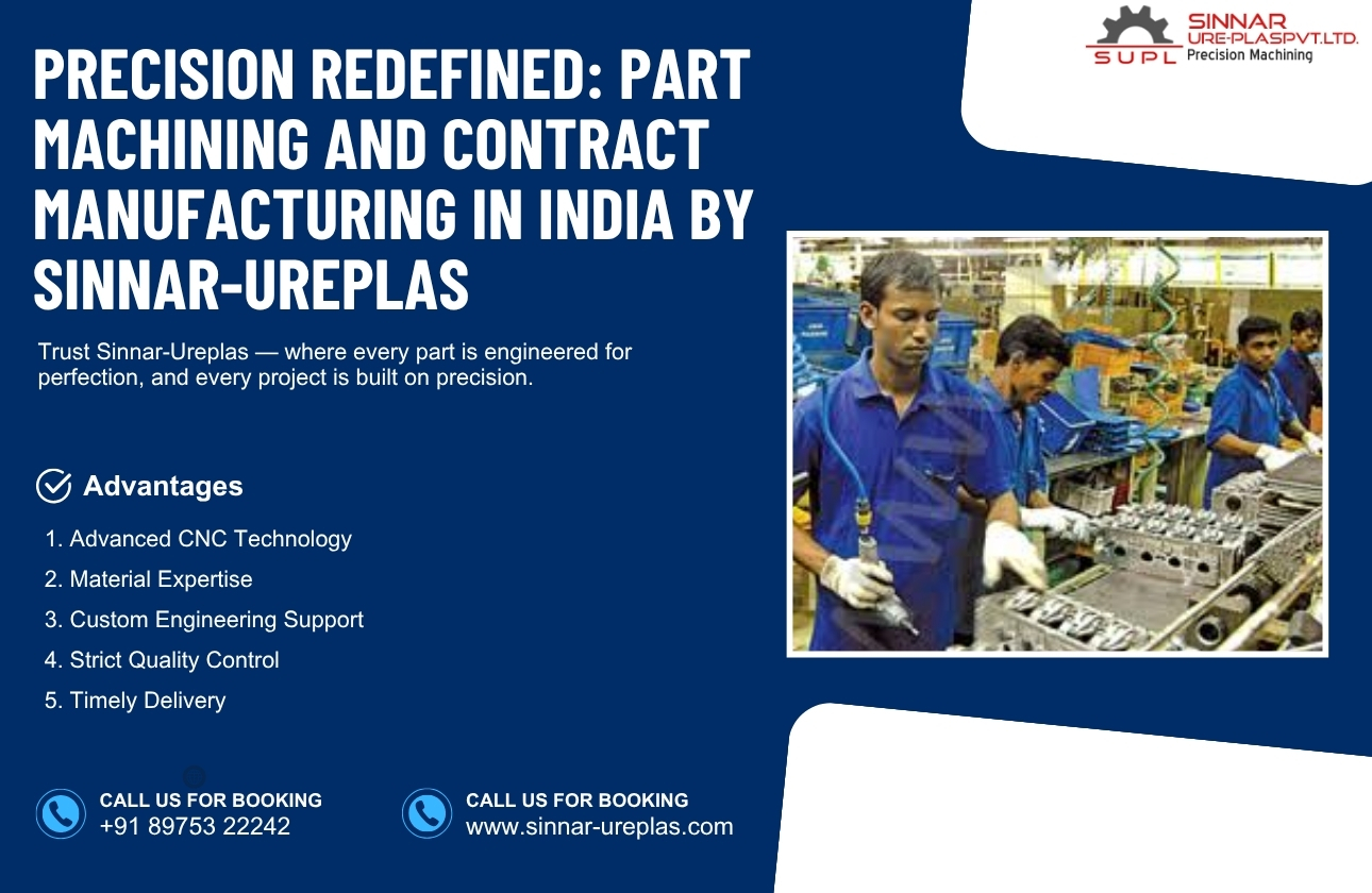 Precision Redefined: Part Machining and Contract Manufacturing in India by Sinnar-Ureplas