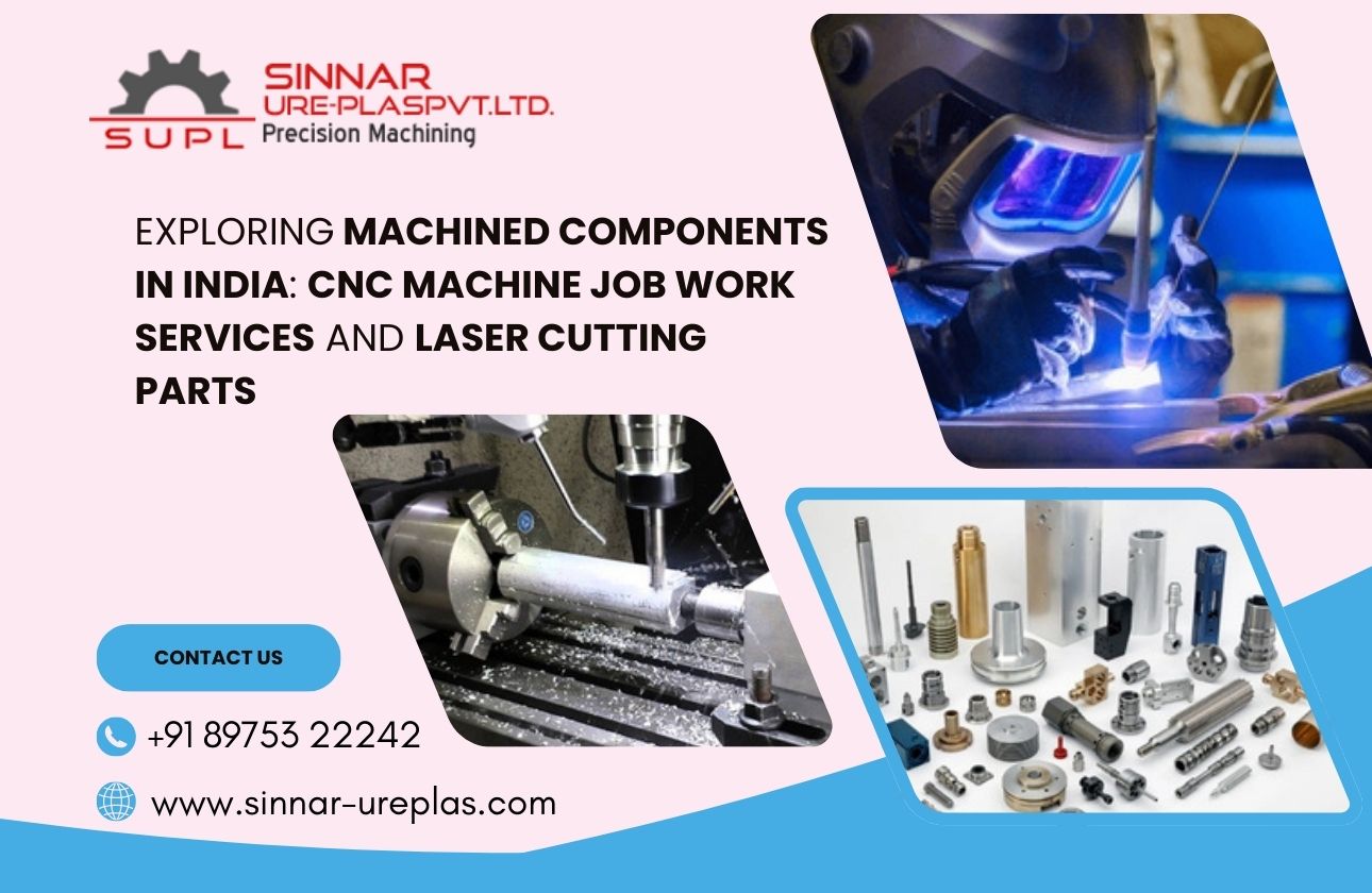 Exploring Machined Components in India: CNC Machine Job Work Services and Laser Cutting Parts
