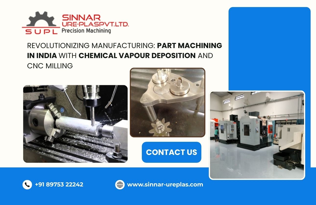 Revolutionizing Manufacturing: Part Machining in India with Chemical Vapour Deposition and CNC Milling